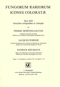 Pierre Moenne-Loccoz; Jacques Poirier; Patrick Reumaux: Inocybes critiquables et critiqués