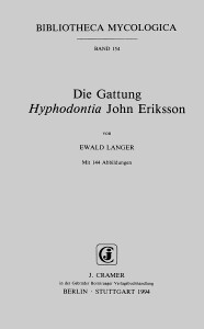 Ewald Langer (1994): Die Gattung Hyphodontia John Eriksson