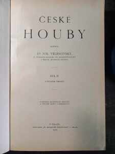 (Antik) České houby 1922 (díl II.)- Dr. J. Velenovský