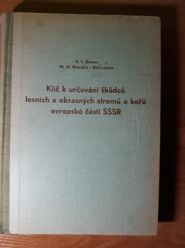 (Antik) Klíč k určování škůdců lesních a okrasných stromů a keřů evropské části SSSR (1953)- Gusev, Rimskij-Korsakov