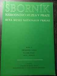 (Antik) Sborník Národníha musea v Praze (1978)-Řada B-Přírodní vědy-svazek XXXIV, č. 1